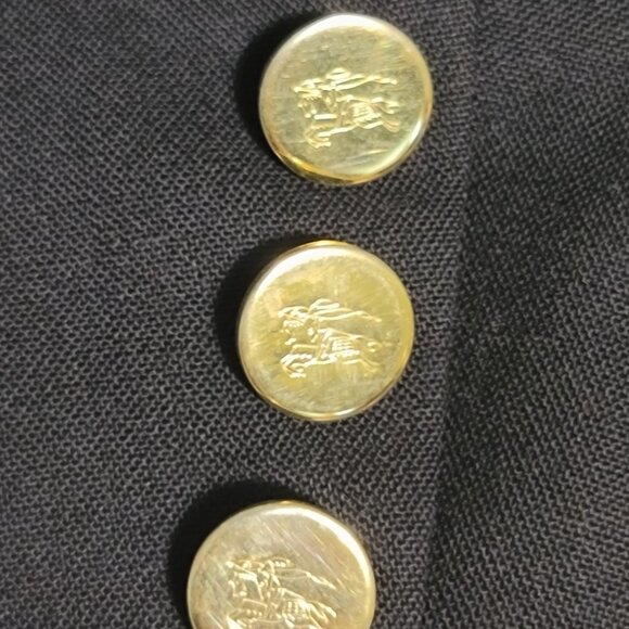 Burberry Vintage Men's Navy Blue Blazer 40R - Picture 5 of 10